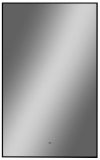 Зеркало с подсветкой Continent Amer ЗЛП1527 с бесконтактным сенсором 60x120см чёрный